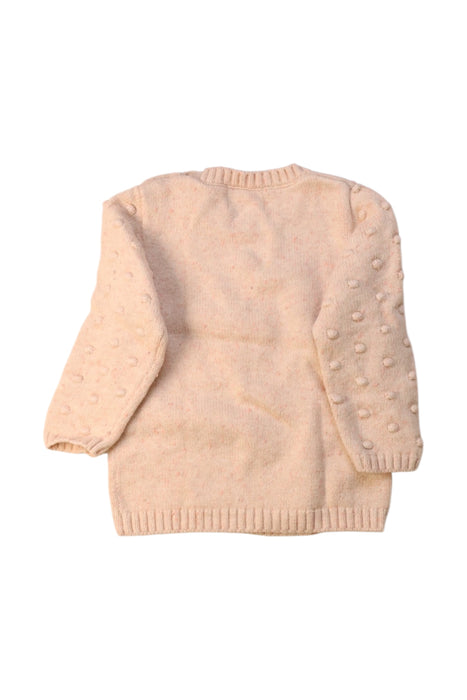 A Peach Knit Sweaters from Wilson & Frenchy in size 6-12M for girl. (Back View)