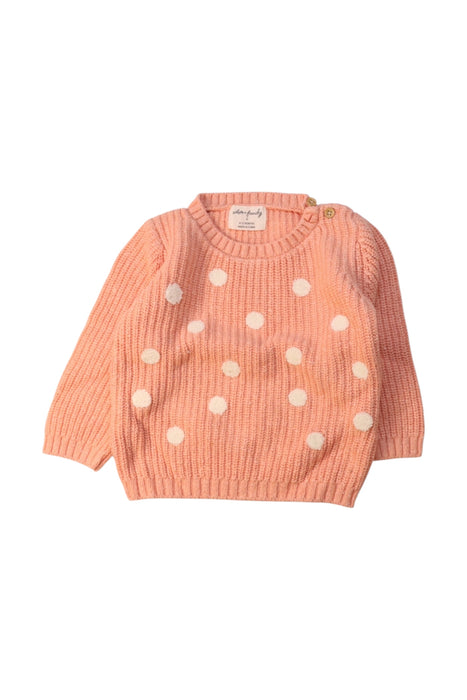A Pink Knit Sweaters from Wilson & Frenchy in size 6-12M for girl. (Front View)