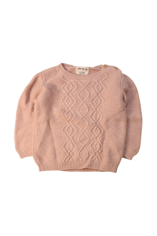 A Pink Knit Sweaters from Wilson & Frenchy in size 12-18M for girl. (Front View)