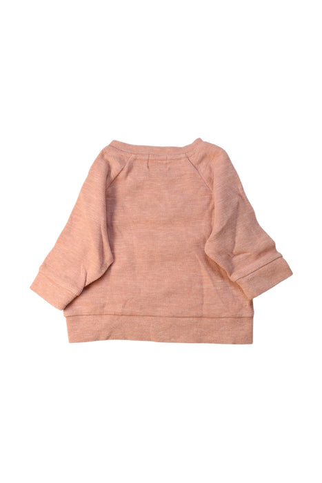 A Peach Crewneck Sweatshirts from Wilson & Frenchy in size 12-18M for girl. (Back View)