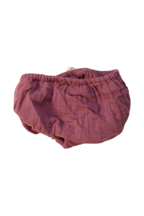 A Purple Bloomers from Jamie Kay in size 3-6M for girl. (Back View)
