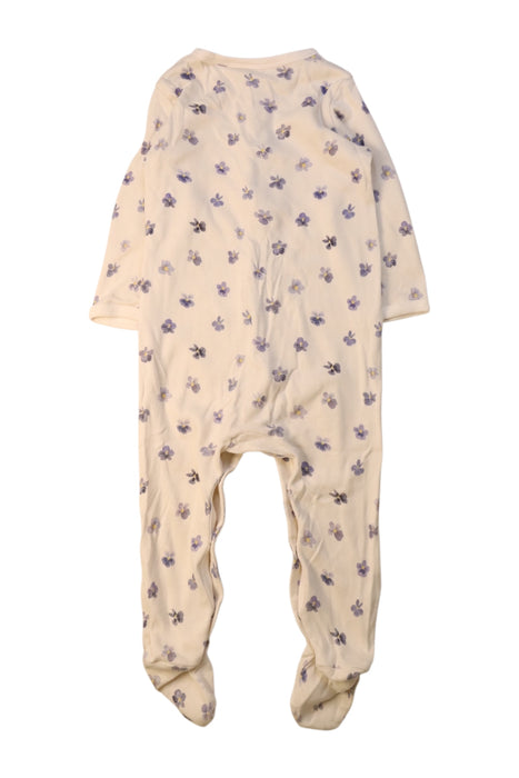 A Ivory Onesies from Nature Baby in size 6-12M for girl. (Back View)