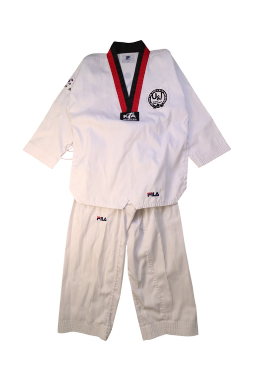 A White Halloween Costumes from Fila in size 7Y for boy. (Front View)