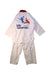 A White Halloween Costumes from Fila in size 7Y for boy. (Back View)