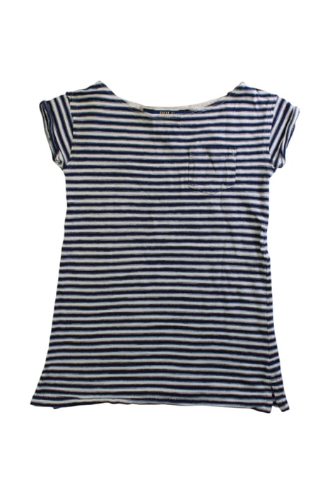 A Blue Short Sleeve T Shirts from Polo Ralph Lauren in size 3T for girl. (Front View)
