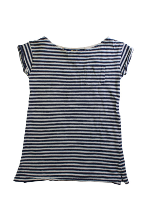 A Blue Short Sleeve T Shirts from Polo Ralph Lauren in size 3T for girl. (Front View)