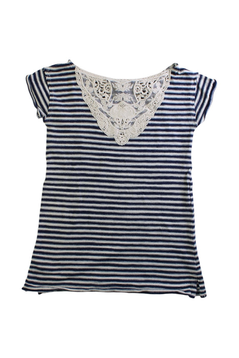 A Blue Short Sleeve T Shirts from Polo Ralph Lauren in size 3T for girl. (Back View)