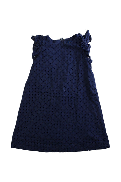 A Navy Sleeveless Dresses from Polo Ralph Lauren in size 3T for girl. (Front View)