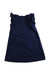 A Navy Sleeveless Dresses from Polo Ralph Lauren in size 3T for girl. (Back View)