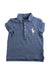 A Blue Short Sleeve Polos from Polo Ralph Lauren in size 4T for girl. (Front View)