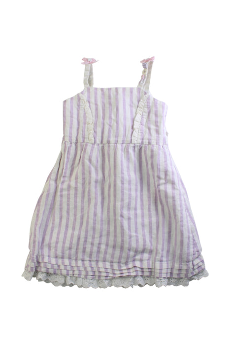 A Purple Sleeveless Dresses from Nicholas & Bears in size 4T for girl. (Front View)