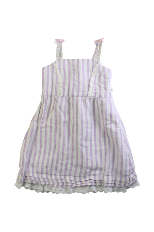 A Purple Sleeveless Dresses from Nicholas & Bears in size 4T for girl. (Front View)