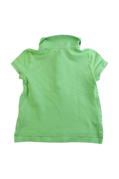 A Green Short Sleeve Polos from Polo Ralph Lauren in size 4T for girl. (Back View)