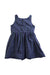 A Blue Sleeveless Dresses from Polo Ralph Lauren in size 3T for girl. (Front View)