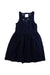 A Navy Sleeveless Dresses from Polo Ralph Lauren in size 5T for girl. (Front View)
