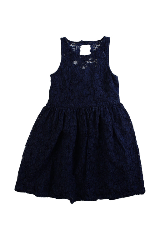 A Navy Sleeveless Dresses from Polo Ralph Lauren in size 5T for girl. (Front View)