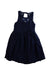 A Navy Sleeveless Dresses from Polo Ralph Lauren in size 5T for girl. (Back View)
