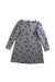 A Grey Long Sleeve Dresses from Jacadi in size 8Y for girl. (Back View)