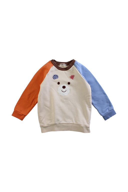 A Multicolour Crewneck Sweatshirts from Hot Biscuits Mikihouse in size 2T for girl. (Front View)