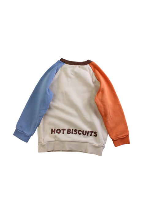 A Multicolour Crewneck Sweatshirts from Hot Biscuits Mikihouse in size 2T for girl. (Back View)