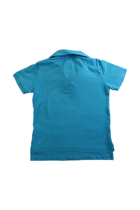 A Blue Short Sleeve Polos from Polo Ralph Lauren in size 4T for boy. (Back View)