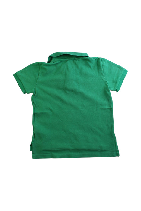 A Green Short Sleeve Polos from Polo Ralph Lauren in size 4T for boy. (Back View)