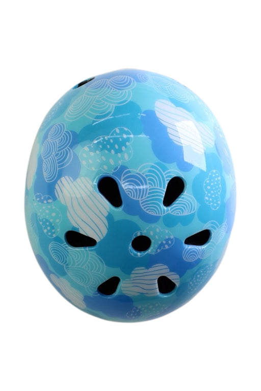 A Blue Bikes & Helmets from Nutcase in size 12-18M for boy. (Front View)