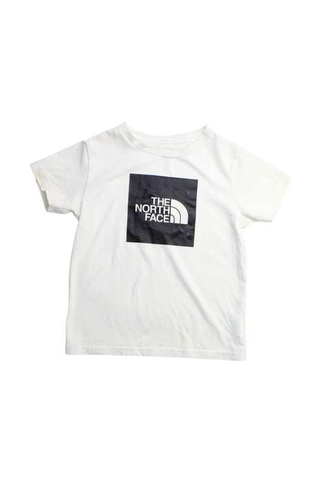 A White Short Sleeve T Shirts from The North Face in size 6T for neutral. (Front View)