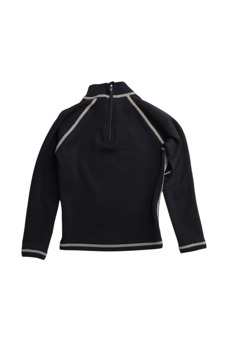 A Black Rash Guards from Minnex in size 4T for boy. (Back View)