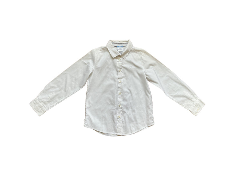 A White Long Sleeve Shirts from Jacadi in size 8Y for neutral. (Front View)