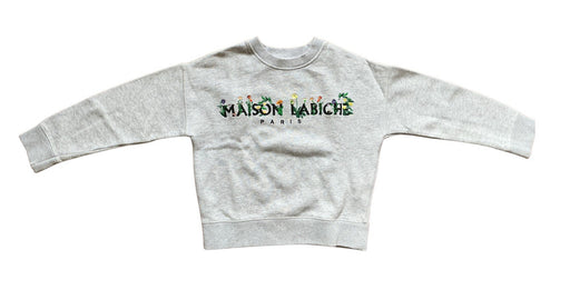 A Grey Crewneck Sweatshirts from Maison Labiche in size 4T for neutral. (Front View)