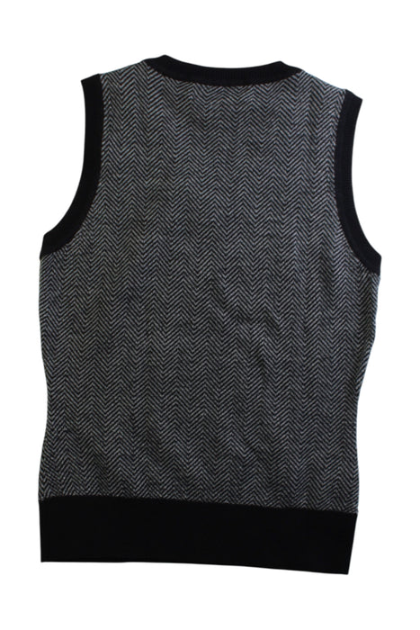 A Black Dress Up Vests from Brooks Brothers in size 4T for boy. (Back View)
