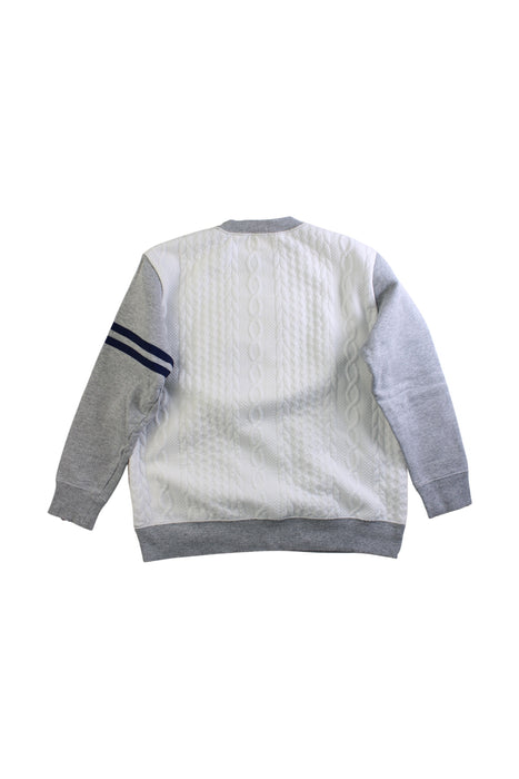 A Grey Crewneck Sweatshirts from BAPE KIDS in size 10Y for boy. (Back View)