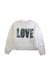 A White Crewneck Sweatshirts from Seed in size 12Y for girl. (Front View)