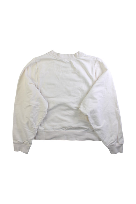 A White Crewneck Sweatshirts from Seed in size 12Y for girl. (Back View)