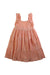 A Peach Sleeveless Dresses from Sunset Limonade in size 8Y for girl. (Front View)