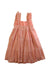 A Peach Sleeveless Dresses from Sunset Limonade in size 8Y for girl. (Back View)