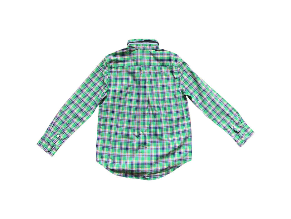A Green Long Sleeve Shirts from Ralph Lauren in size 7Y for boy. (Back View)