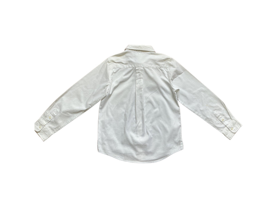 A White Long Sleeve Shirts from Jacadi in size 8Y for neutral. (Back View)