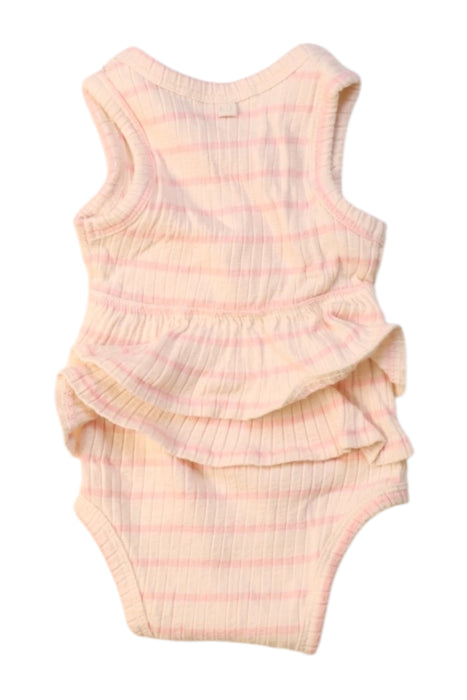 A Pink Sleeveless Bodysuits from Wilson & Frenchy in size 0-3M for girl. (Back View)