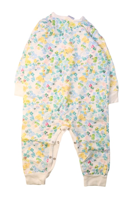 A Multicolour Onesies from Petit Bateau in size 2T for girl. (Back View)