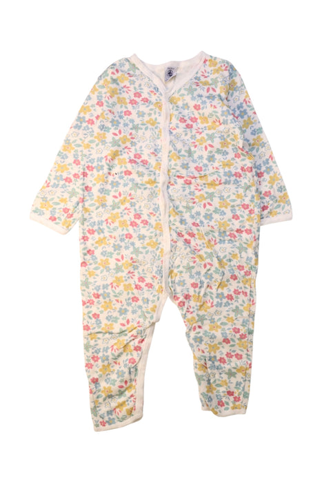 A Multicolour Onesies from Petit Bateau in size 2T for neutral. (Front View)