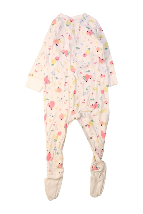 A Multicolour Onesies from Petit Bateau in size 12-18M for girl. (Back View)