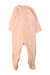 A Peach Onesies from Nature Baby in size 6-12M for girl. (Front View)