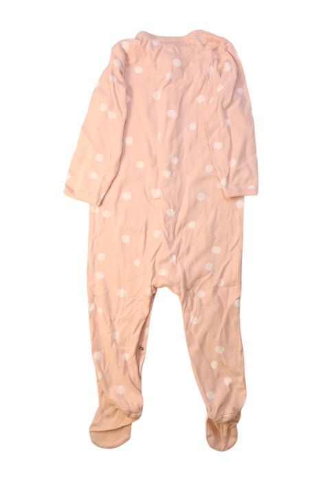 A Peach Onesies from Nature Baby in size 6-12M for girl. (Back View)