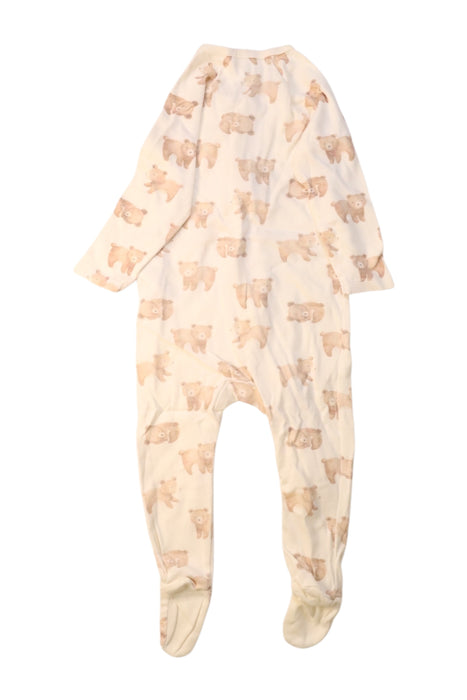 A Ivory Onesies from Purebaby in size 6-12M for neutral. (Back View)