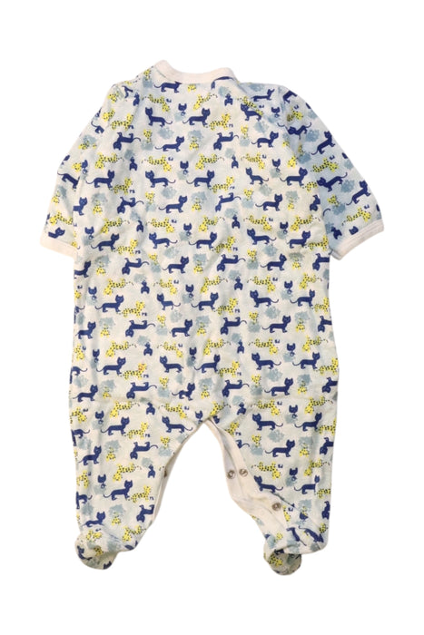 A Multicolour Onesies from Petit Bateau in size 0-3M for neutral. (Back View)