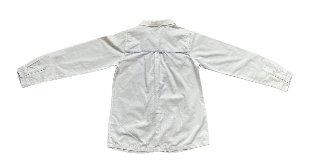 A White Long Sleeve Shirts from Jacadi in size 8Y for neutral. (Back View)