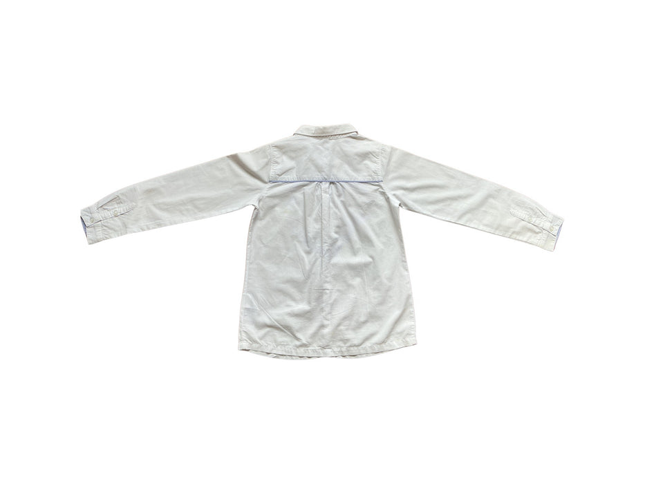 A White Long Sleeve Shirts from Jacadi in size 8Y for neutral. (Back View)