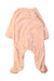 A Peach Onesies from Nature Baby in size 0-3M for girl. (Back View)
